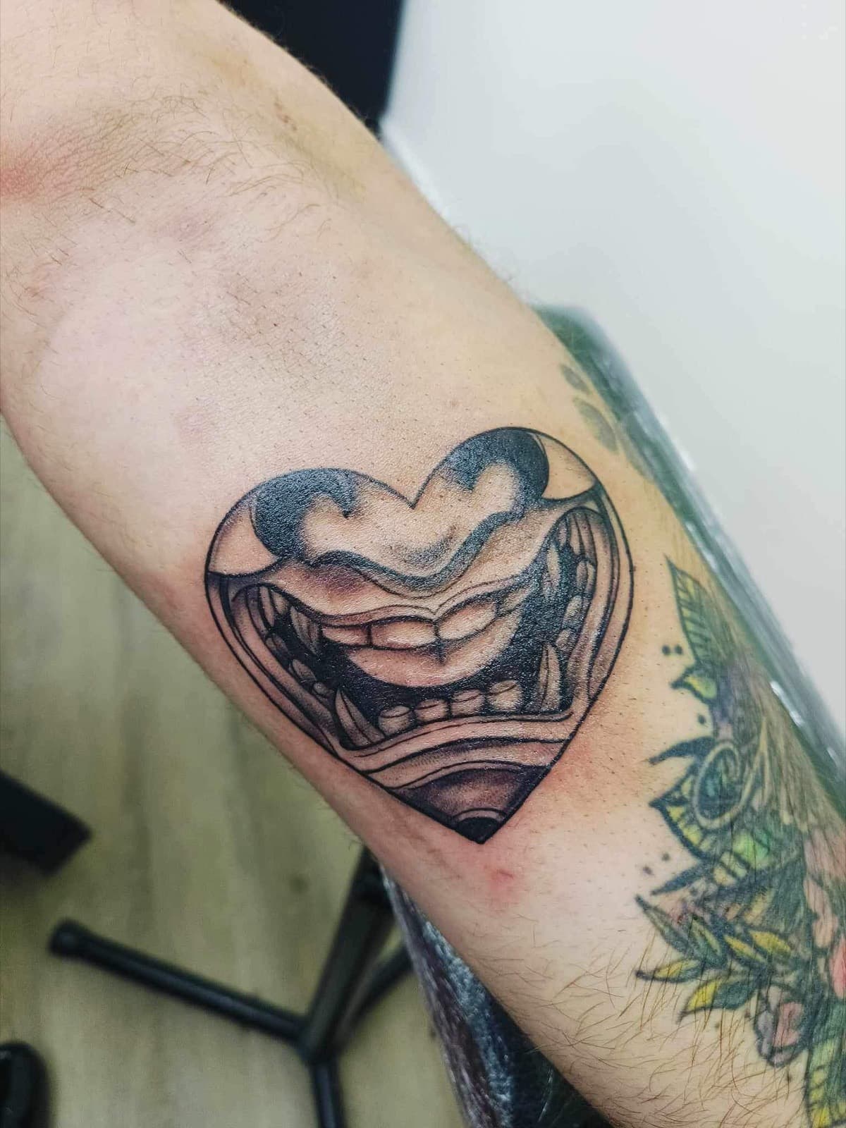 Black & Grey tattoo by Laurie Watts