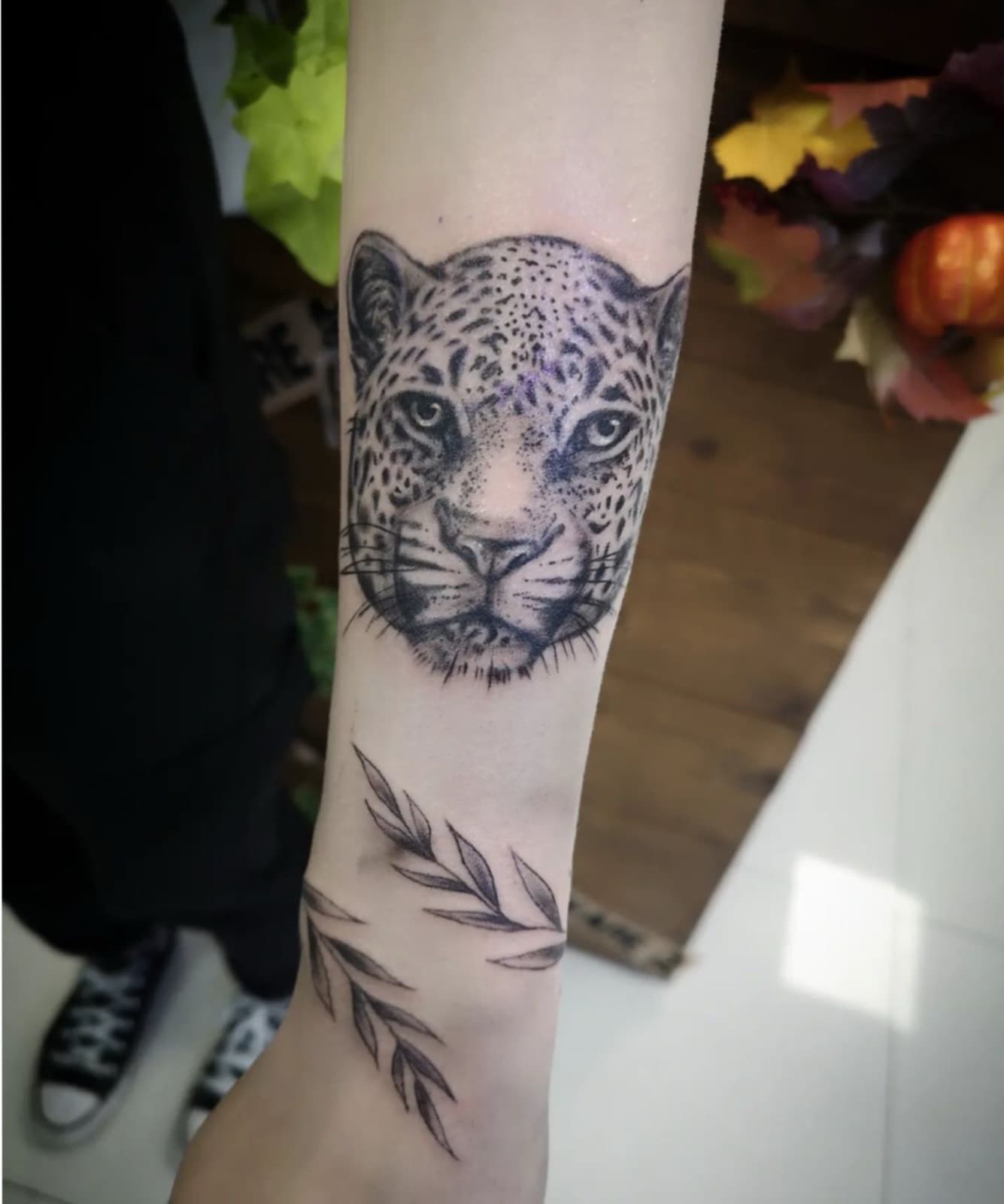 Black & Grey tattoo by Laurie Watts