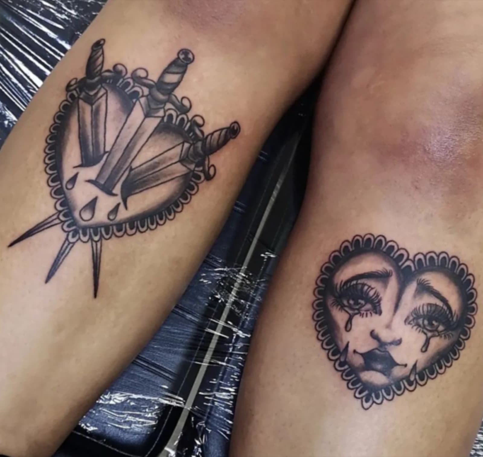 Black & Grey tattoo by Laurie Watts