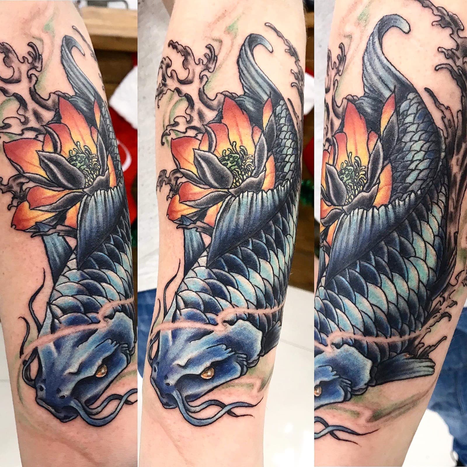 Colour tattoo by Laurie Watts