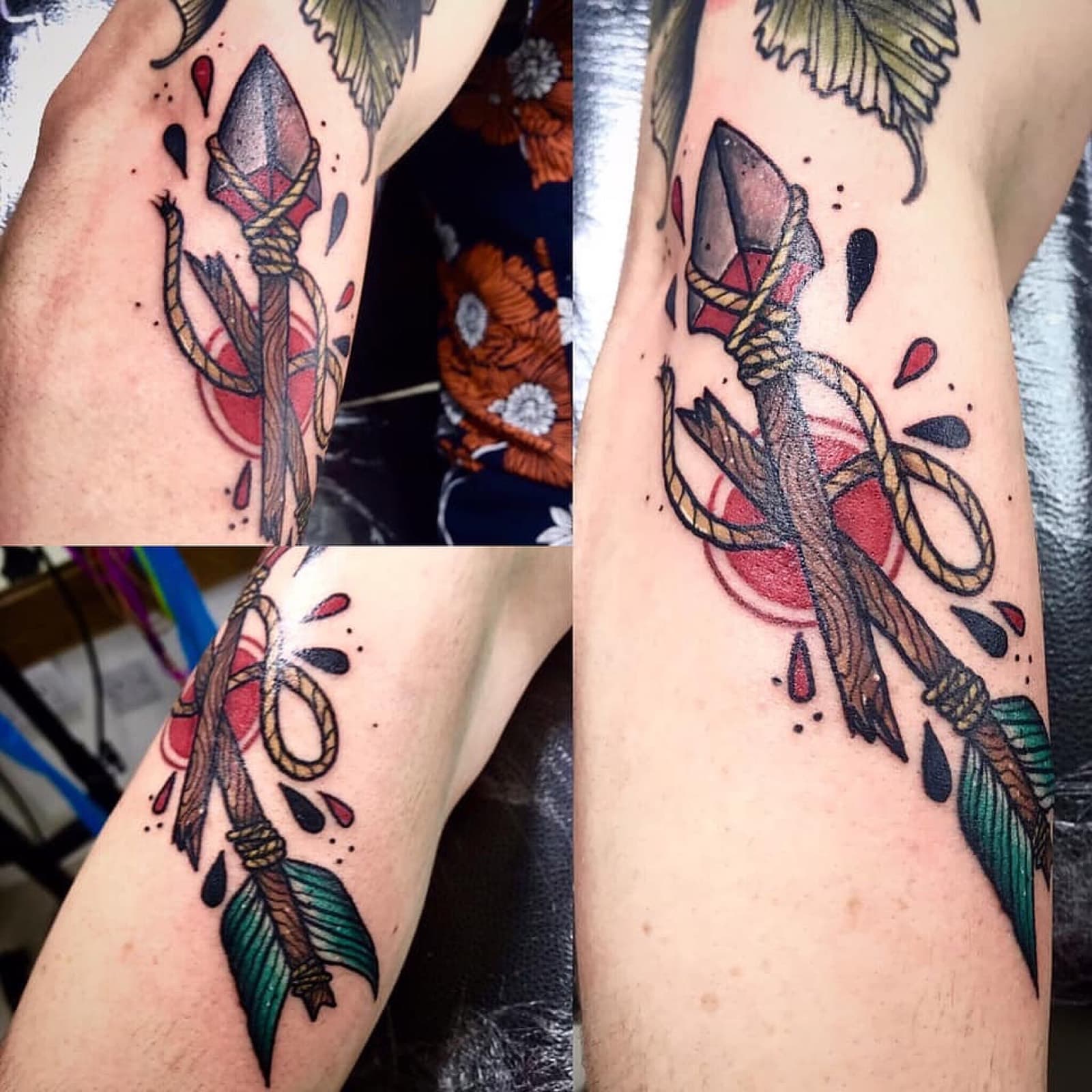 Colour tattoo by Laurie Watts