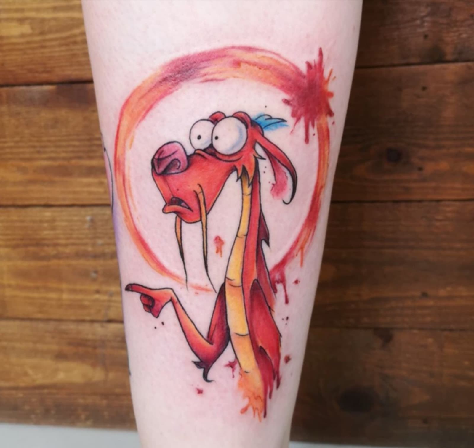 Colour tattoo by Laurie Watts