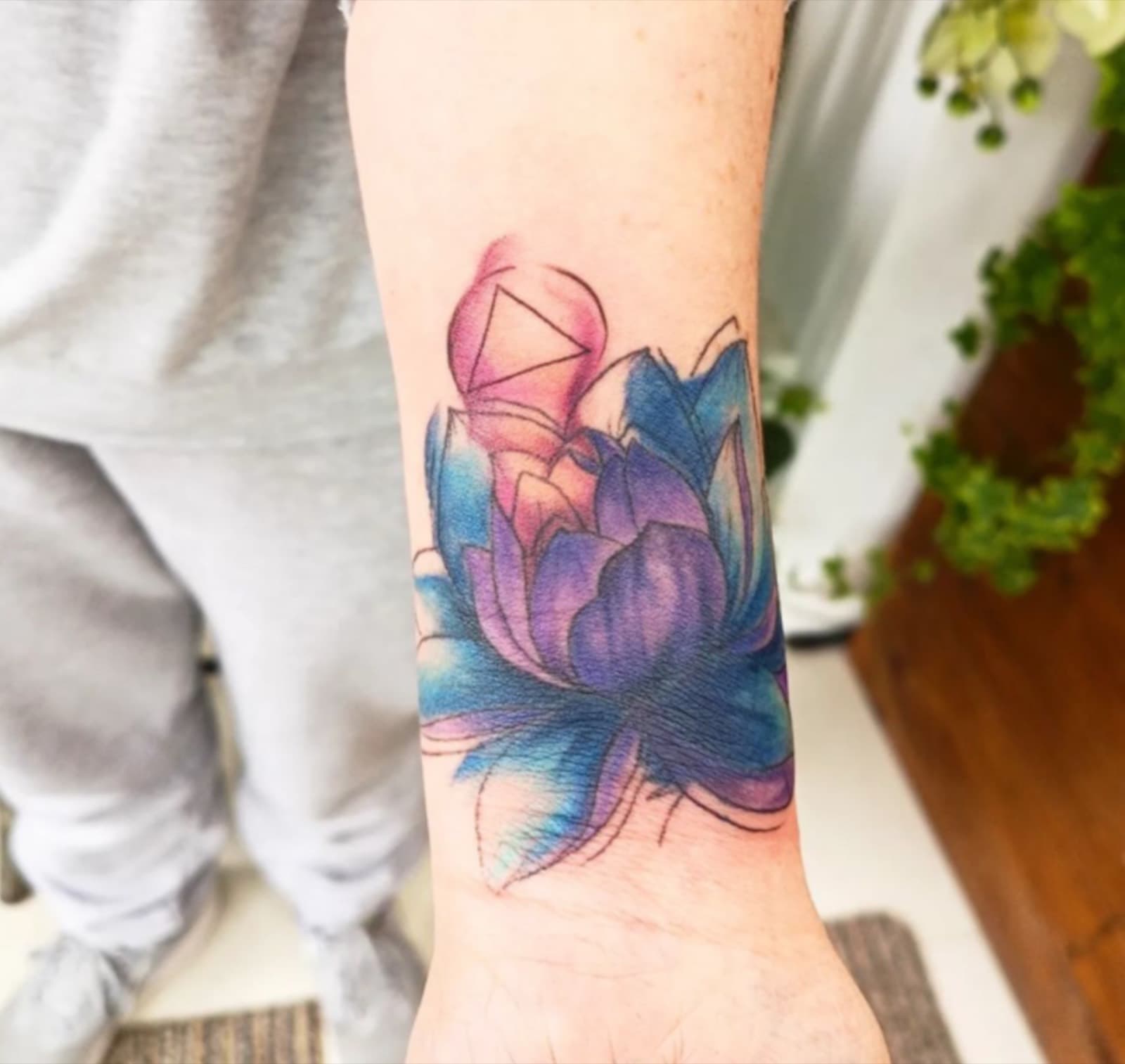 Colour tattoo by Laurie Watts