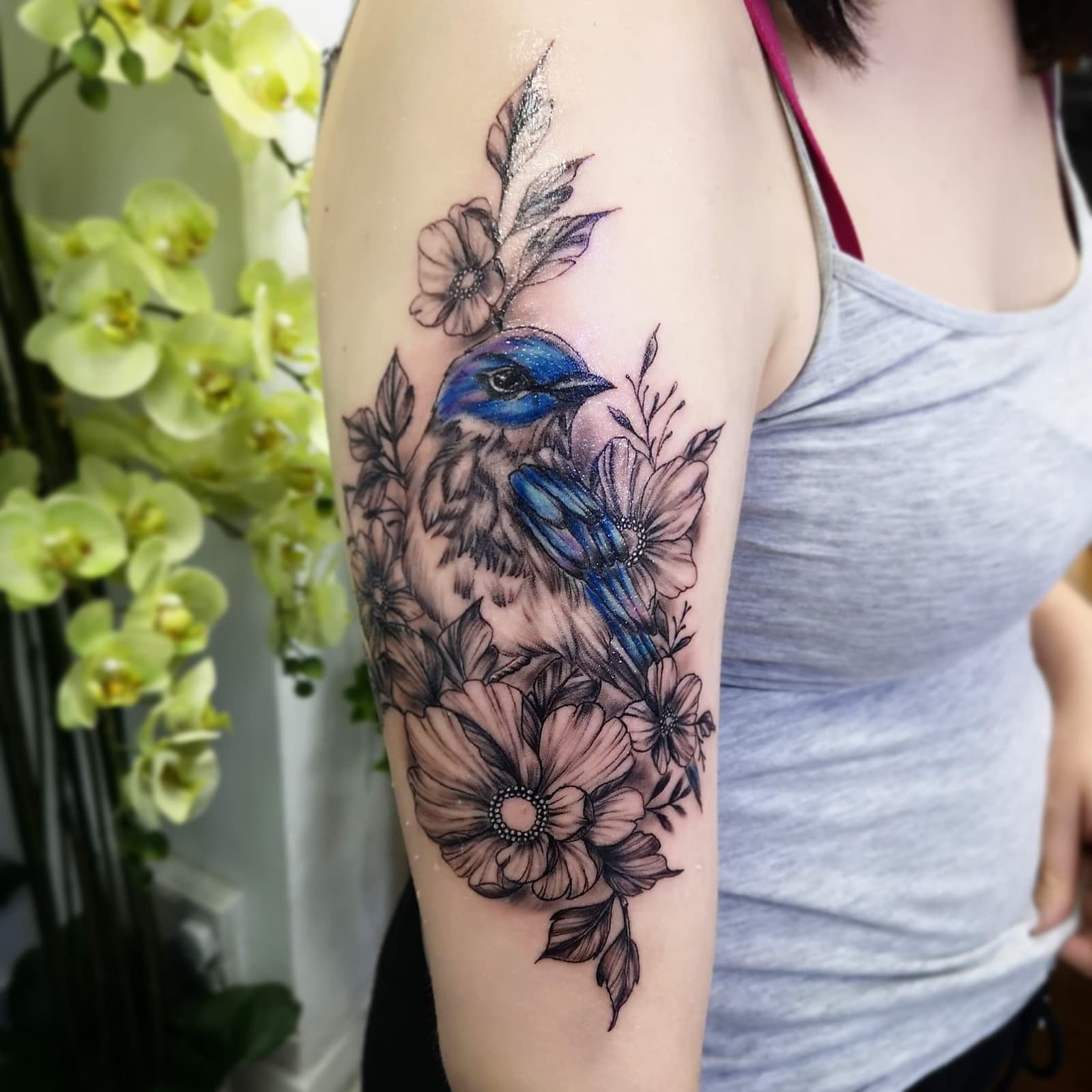 Colour tattoo by Laurie Watts