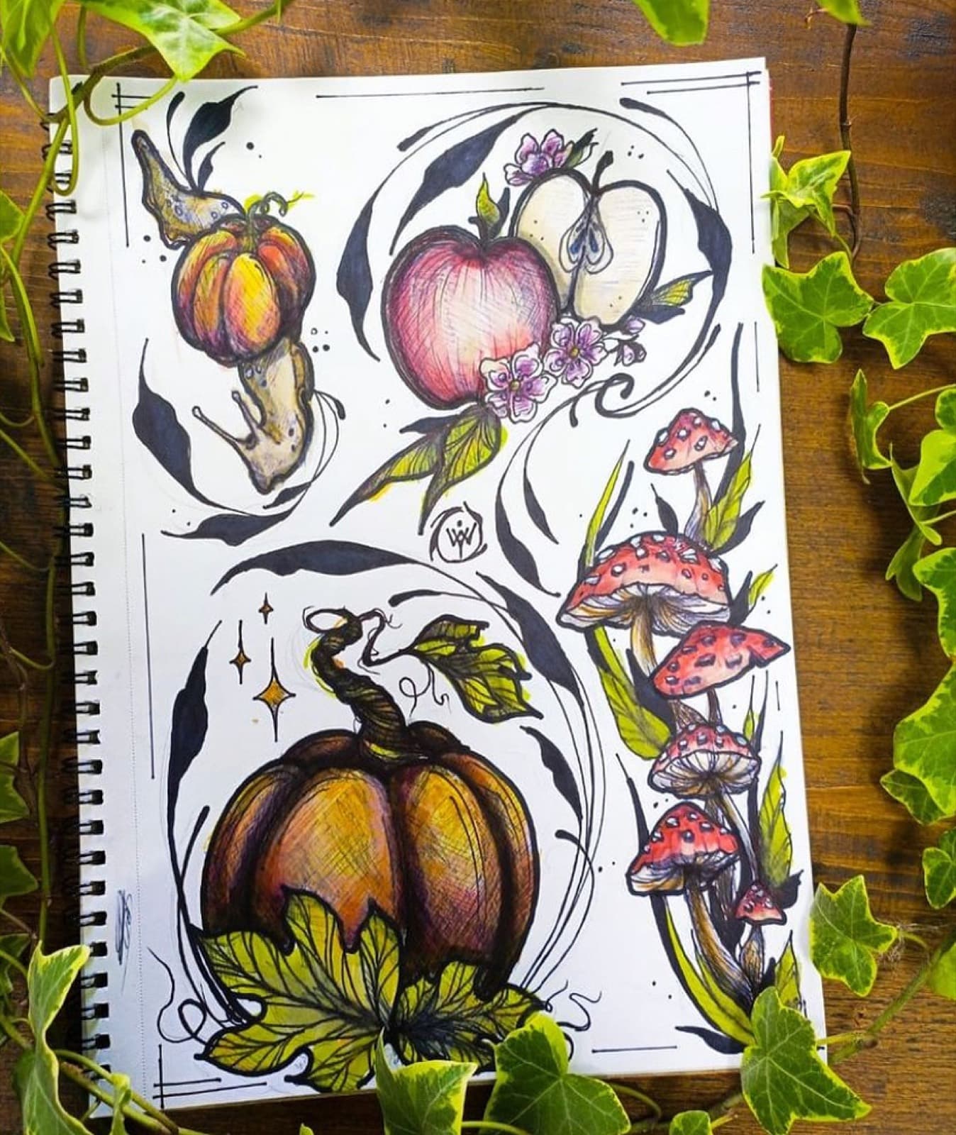 Designs & Flash tattoo by Laurie Watts