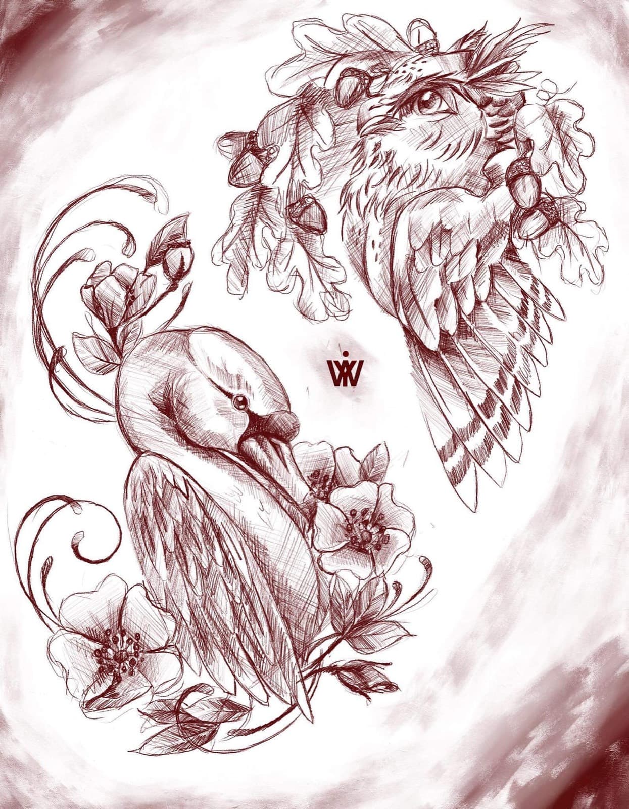 Designs & Flash tattoo by Laurie Watts